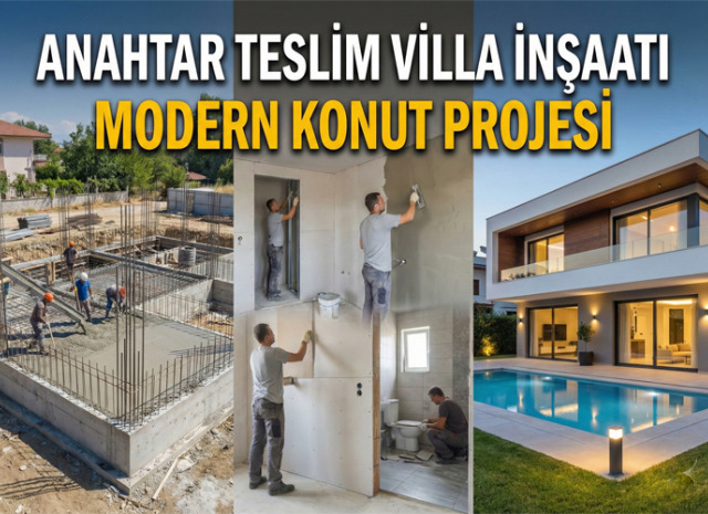 Anahtar Teslim Villa İnşaatı – Modern Konut Projesi
