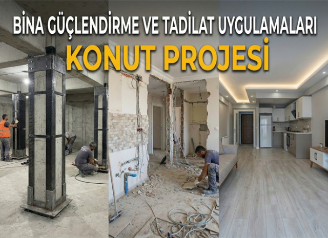 Bina Güçlendirme ve Tadilat Uygulamaları – Konut Projesi