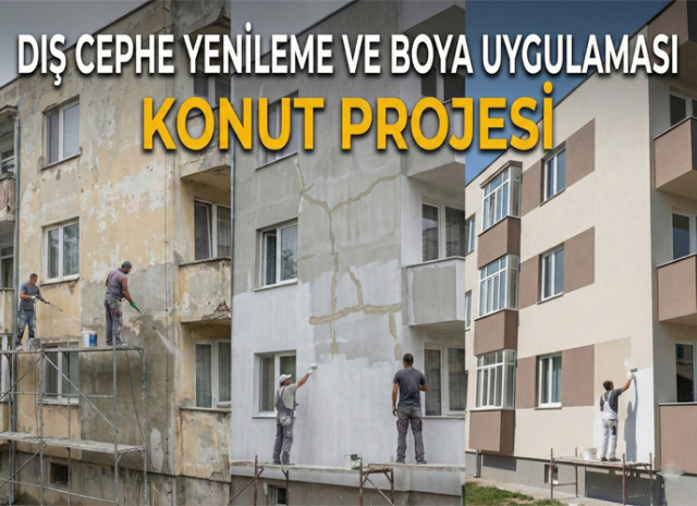 Dış Cephe Yenileme ve Boya Uygulaması – Konut Projesi