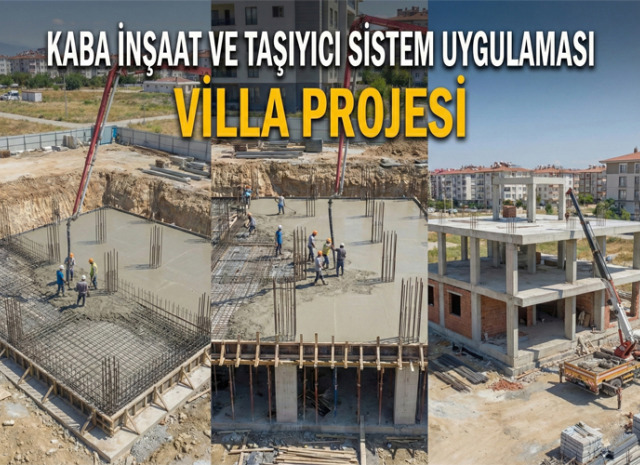 Kaba İnşaat ve Taşıyıcı Sistem Uygulaması – Villa Projesi