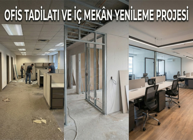 Ofis Tadilatı ve İç Mekân Yenileme Projesi